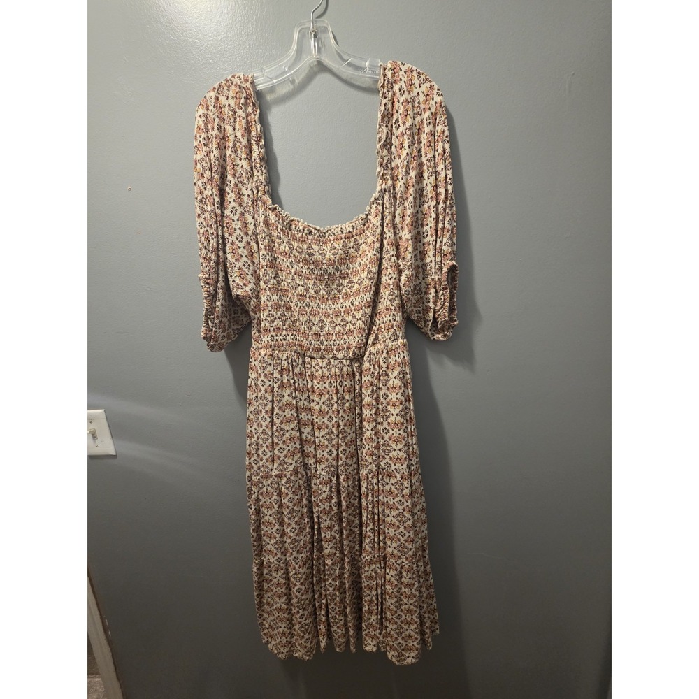 Torrid 3x Plus  Floral Pesant dress - Picture 4 of 8